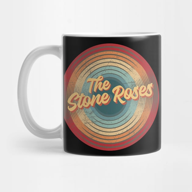 the stone roses vintage circle by musiconspiracy